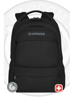 Рюкзак Wenger Fuse 16L Black вид спереди