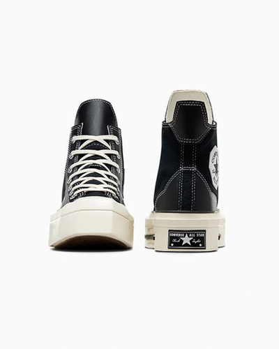 черные высокие кеды Converse Chuck Taylor 70 De Luxe Squared на платформе a06435c