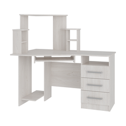 Стол компьютерный Каспер ясень белый Ш1300хВ1300хГ801