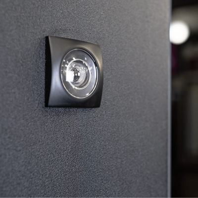 Стальная дверь   Dominica с зеркалом. Заказная модель.