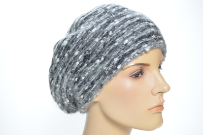 Итальянский берет Вицио 1327 антрацитового цвета