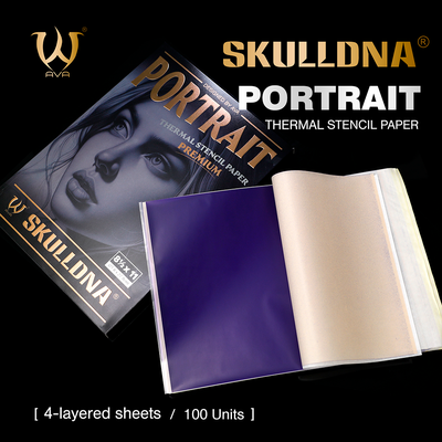 Трансферная бумага для термо перевода AVA SKULLDNA Portrait Thermal Stencil Paper