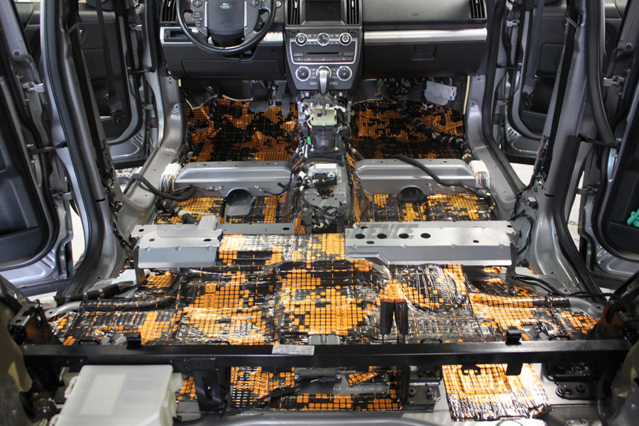 Шумоизоляция land rover freelander