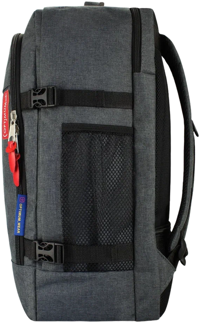 Рюкзак Сумка Чемодан ручная кладь 55х40х20 Optimum Air RL, темно-серый