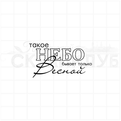 ФП штамп "Такое небо"