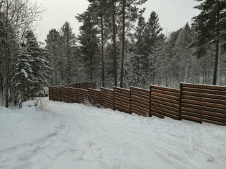 Деревянный забор высота 1,5 м