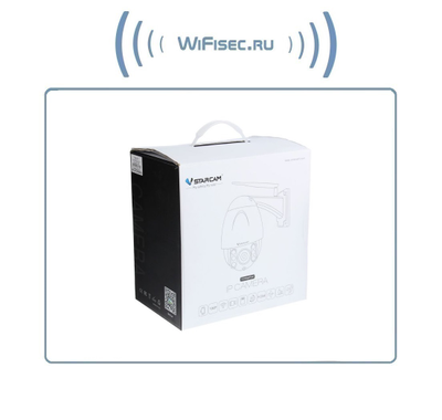 VStarcam C8833WIP-x4 (C8834-x4) уличная поворотная WiFi/LAN видеокамера с DVR. Full  HD (zoom 4-x) до - 25 град.С.