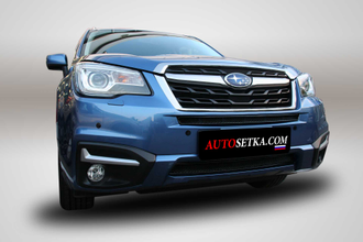 Premium защита радиатора для Subaru Forester (2016-2018) из 2-х частей