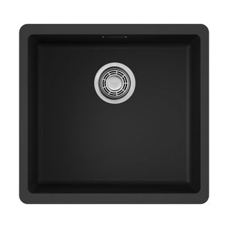 МОЙКА OMOIKIRI KATA 44-U BL (4993403) ЧЕРНЫЙ