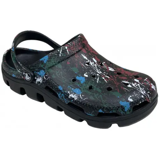 CROCS DUET SPORT CLOG TIE DYE DREAM ЧЕРНЫЕ