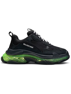 Balenciaga Triple S Black Yellow Fluo