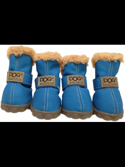 Ботинки для собаки DOG голубые