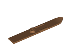 Minifigure, Utensil Ski 6L Undetermined Type, Medium Nougat (90509u)