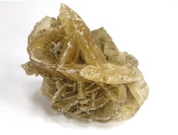 Гипс, "Гипсовая роза", крупный сросток кристаллов, Россия, Ставропольский край (55*38*37 мм, 61 г) №29336