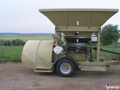 Передвижная вальцовая плющилка влажного зерна с прессом ROmiLL СР1