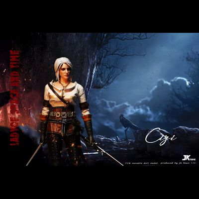 Цири (Цирилла, The Witcher III) - КОЛЛЕКЦИОННАЯ ФИГУРКА 1/6 Lady of space and time Ciri (K-001) - JKTOYS