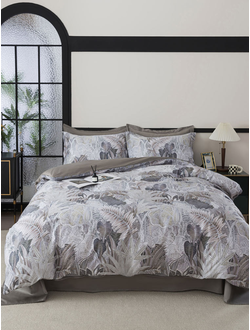 Постельное белье мако-сатин евро 200x220x1 250x270x1 50x70x4 TIS07-902