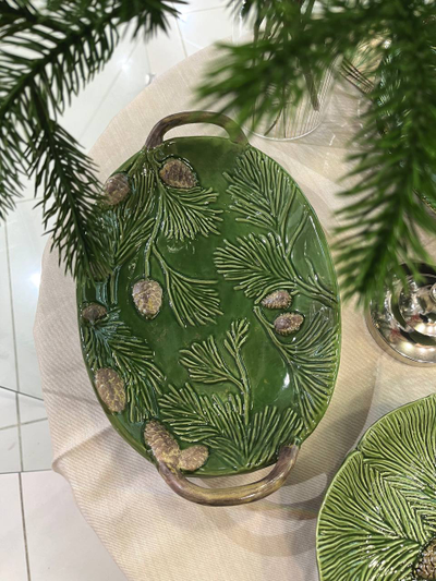 Блюдо с ручками, 29*19 см