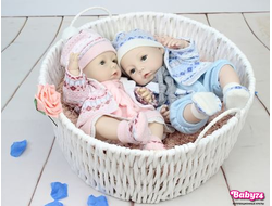Куклы реборн - Двойняшки  "Саша" и "Наташа" 28см