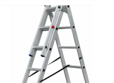 Лестница алюминиевая трёхсекционная 9 ступеней, SMARTY/SN011-309