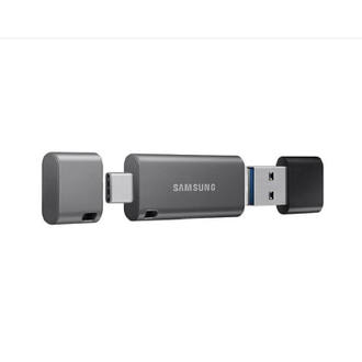 Флеш-память Samsung DUO Plus, 128Gb, USB 3.1 G1, Type-C, серый, MUF-128DB/APC