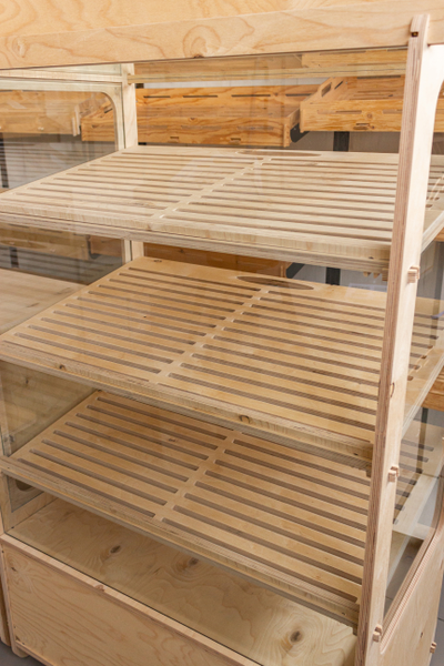 (НАТ-16) Хлебная витрина "NATURE" с 3-мя наклонными полками