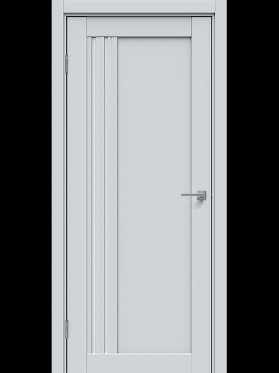 Остекленная дверь Triadoors L15 серый сатин