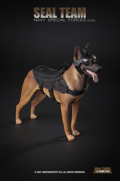 Американский морской котик с собакой - КОЛЛЕКЦИОННАЯ ФИГУРКА 1/6 SEAL TEAM NAVY SPECIAL FORCES (M029) - MINITIMES