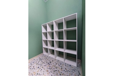 Сборка стеллажа гардеробной