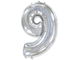 Фольгированная цифра-Серебряная