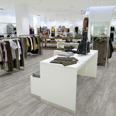 Виниловый пол Wineo 400 Stone Courage Stone Grey DB00137 клеевой