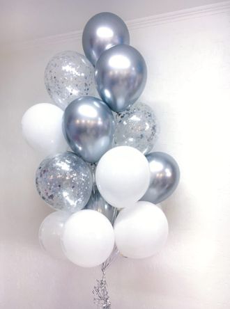 воздушные шары хром серебро краснодар