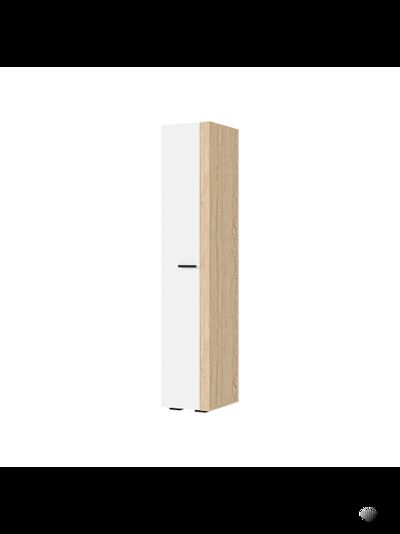 Санса ШК-01 Шкаф 1 створчатый Сонома/Белый