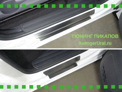 Накладки на пороги (лист шлифованный)