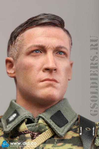 Немецкий солдат - Коллекционная фигурка 1/6 - 3rd SS-Panzer-Division MG34 Gunner Ver. C "Curtis" (D80127) - DID