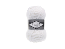 Пряжа Суперлана Макси цвет белый