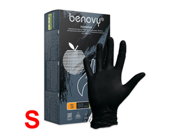 Нитриловые Перчатки "Benovy" (S) Black