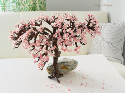 Бонсай Сакура из полимерной глины.