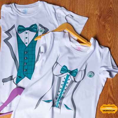 Футболка белая (Унисекс) с вашим принтом