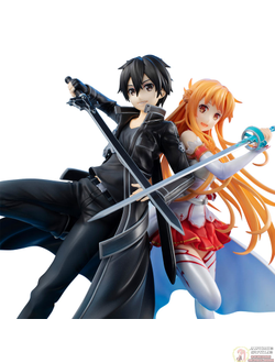 Фигурка 1/7 Асуна и Кирито (Asuna, Kirito SAO 10th Anniversary)