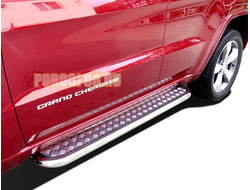 Пороги с накладным листом	d53 Jeep Grand Cherokee (2013-)