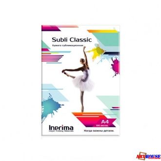 Бумага сублимационная Inprima Subli Classic A4 100л