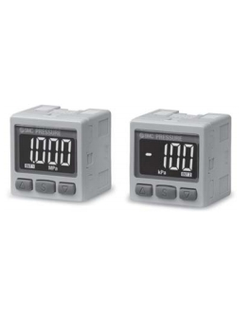 Прецизионный датчик давления/вакуума с двухцветной цифровой индикацией ZSE30A(F)/ISE30A