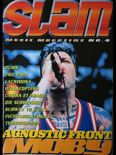 Slam Music Magazine Issue 4 Lacrimosa, Pro Pain, Иностранные музыкальные журналы, Intpressshop
