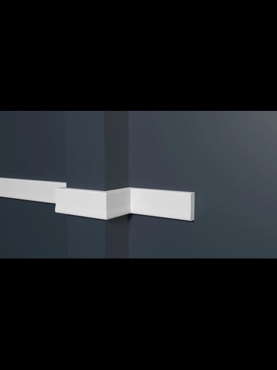 Молдинг с гладким профилем из дюрополимера Decor Dizayn (Декор Дизайн)- 165A