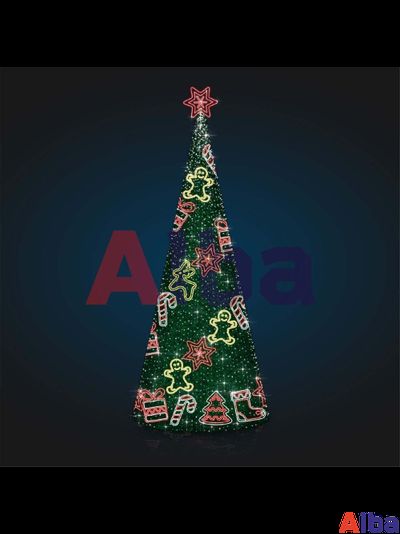 Ель каркасная Дизайнерская-2, 10 м