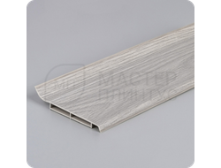 Плинтус Vilo Linela из ПВХ 408 Дуб Брисбен с мягким краем 16х80х2000 мм.