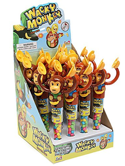 Кидсмания Wacky Monkey Леденцовая карамель 12 гр (12 шт)