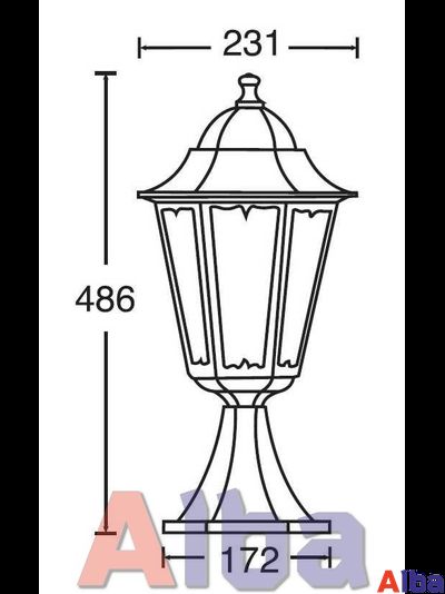 Petersburg 79804 bg Парковый светильник