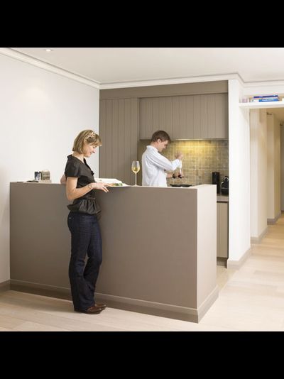 Плинтус ORAC Decor SX125, дюрополимерный, влагостойкий, ударопрочный, под покраску, длина 2 метра